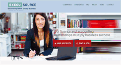 Desktop Screenshot of execusource.com